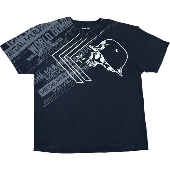 Metal Mulisha Y2K World Domination Graphic T-shirt - Picture 1 of 3